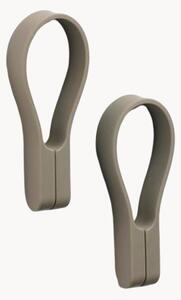 Set di 2 portasciugamani magnetici in silicone Loop