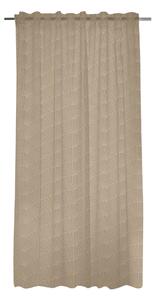 Tenda semi-filtrante Lineart bianco fettuccia con passanti nascosti 140x280 cm