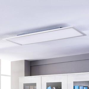 Pannello LED Livel Lindby, Alluminio / Grigio / Zincato, Cucina, Plastica, Moderno, Plafoniera LED