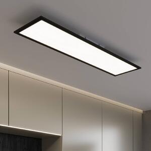 Briloner Pannello LED Piatto CCT, dimmerabile, Nero, Soggiorno / Sala da pranzo, Metallo, Moderno, Plafoniera LED