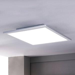 Pannello LED Livel Lindby, dimmerabile, Alluminio / Grigio / Zincato, Cucina, Plastica, Moderno, Plafoniera LED