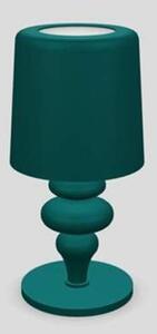 Lampada Da Scrivania Contemporanea Eva D14Cm In Plastica Verde E Alluminio
