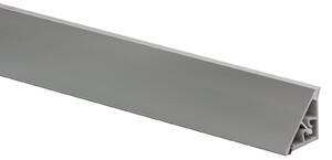 Alzatina alluminio grigio L 300 cm x H 2.7 cm spessore 19 mm