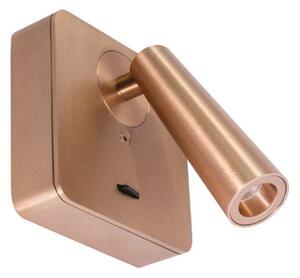 Applique classico gea led gap595 led alluminio champagne metacrilato orientabile - Gea Led