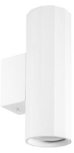 Applique moderno gea led gap530 gu10 led biemissione alluminio bianco - Gea Led