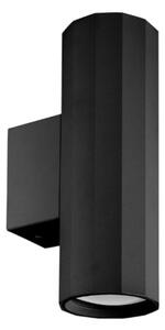 Applique moderno gea led gap531 gu10 led biemissione alluminio nero - Gea Led