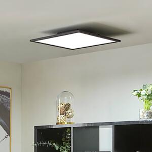 Pannello LED Lamin Lindby, dimmerabile, Nero, Soggiorno / Sala da pranzo, Moderno, Plafoniera LED
