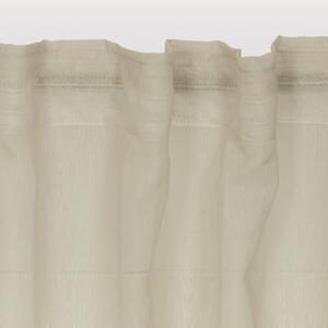 Tenda filtrante INSPIRE Voile Softy beige fettuccia con passanti nascosti 200x280 cm
