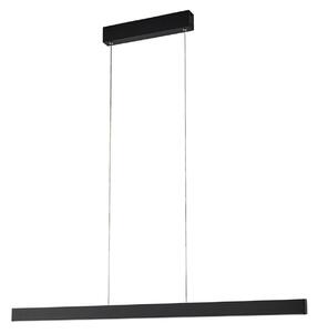 Lampada a sospensione Lucande, Mylosh, dimmerabile, Nero, Sala da pranzo, Alluminio, Moderno