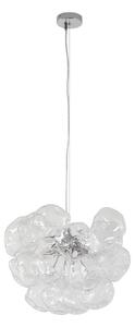 Lampada a sospensione Lucande, Diborah, dimmerabile, Trasparente, Soggiorno, Vetro, Design