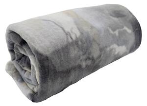 Coperta grigia in vello 150x200 cm Marble – JAHU collections