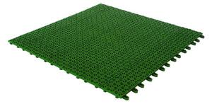 Piastrelle ad incastro ONEK Multiplate in polietilene 56 x 56 cm Sp 10 mm, verde