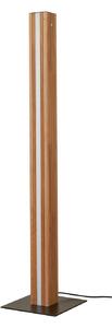 Lampada da terra Lucande, Lieske, dimmerabile, Legno, Soggiorno, Legno, Moderno