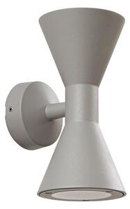 Lampade da esterno Lucande, Xalor, dimmerabile, Grigio, Balcone, Alluminio, Moderno