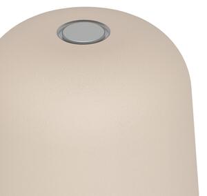 Eglo 901881 - Lampada da tavolo ricaricabile a LED dimmerabile per esterni MANNERA-S LED/1,8W/5V IP54 crema
