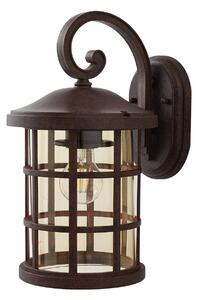 Lampade da esterno Lindby, Ankea, dimmerabile, Marrone / Ruggine, Terrazza, Plastica, Antico