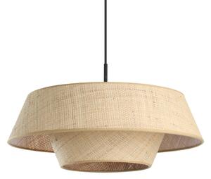 Eglo 44096 - Sospensione su cavo MARFORD 1xE27/60W/230V in rafia