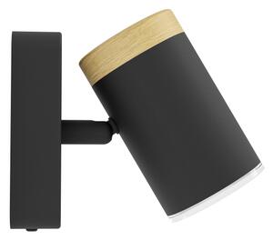 Eglo 300001 - Faretto da parete per bagno CONSUMA 1xGU10/3W/230V IP44 nero/beige