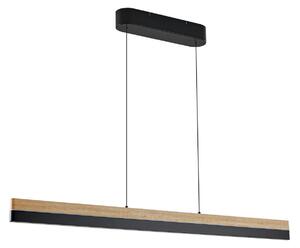 Lampada a sospensione Lucande, Holven, dimmerabile, Legno, Sala da pranzo, Legno, Moderno