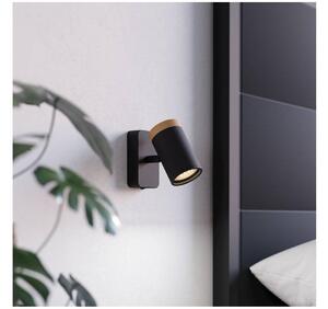 Eglo 300001 - Faretto da parete per bagno CONSUMA 1xGU10/3W/230V IP44 nero/beige