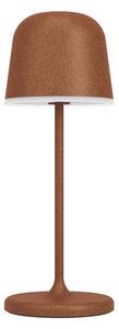Eglo 901879 - Lampada da tavolo ricaricabile LED dimmerabile per esterni MANNERA-S LED/1,8W/5V IP54 marrone