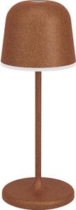 Eglo 901879 - Lampada da tavolo ricaricabile LED dimmerabile per esterni MANNERA-S LED/1,8W/5V IP54 marrone