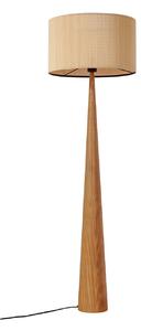 Lampada da terra Lucande, Fabrena, Legno, Soggiorno, Legno