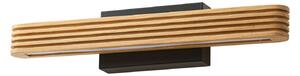Applique da parete Lucande, Lieske, Legno, Soggiorno, Legno, Moderno