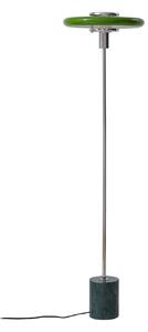 Lampada da terra Lindby, Branford, Verde, Soggiorno, Metallo, Vintage