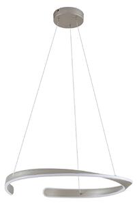 Lampada a sospensione Lucande, Eloura, Metallizzato, Soggiorno, Metallo, Moderno