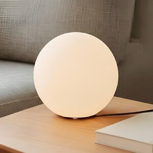 Lampade da tavolo Lindby, Marike, Bianco, Soggiorno, Vetro, Moderno