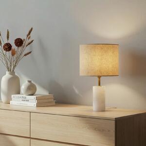Lampade da tavolo Lindby, Alabaster, Beige, Soggiorno, Tessuto / Tessile, Scandinavo