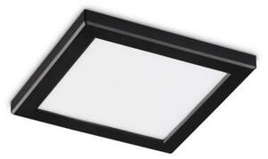 Plafoniera Moderna Aura Materie Plastiche Nero Led 20W 3000K