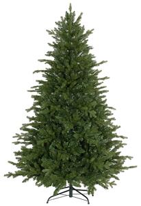 HOMCOM Albero di Natale Artificiale da 180 cm con 1821 Rami e Base in Metallo, Verde