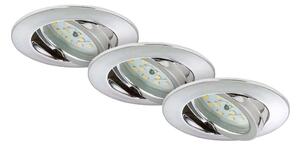 Briloner 7209-038 - SET 3x Lampada LED da incasso per bagni LED/5W/230V IP23