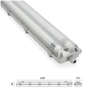 Brilagi - LED Tech. lampada fluorescente OPTIMA T8 2xG13/18W/230V IP65, 110 pz