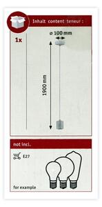 Paulmann 79750 - 1xE27/20W Lampadario su corda NORDIN 230V
