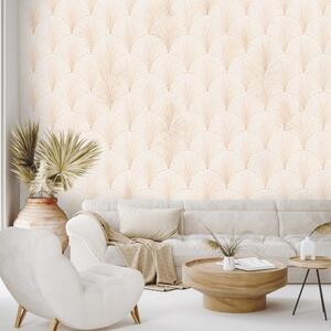 Carta da parati autoadesiva – Geometria art déco beige