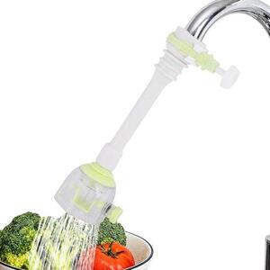Prolunga per rubinetto da cucina - Regolabile - Girevole a 360 gradi - 18 cm - Verde