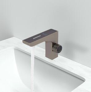 Rubinetto LED per bagno - Rubinetto lavabo - Caldo/Freddo - Montaggio su piano - Acciaio inox - Cartuccia Vetroceramica - Protezione antiscottatura
