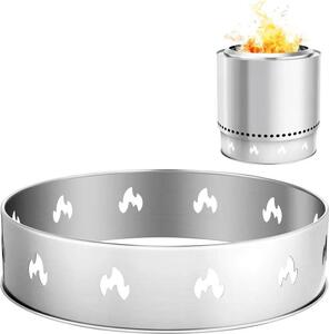 Accessori per il supporto del focolare da esterno - Acciaio inox 408x99 mm - Componenti robusti per focolari da esterno
