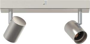 VidaXL Faretto da soffitto con faretti nichel 26 x 6,5 x 11,5 cm metallo