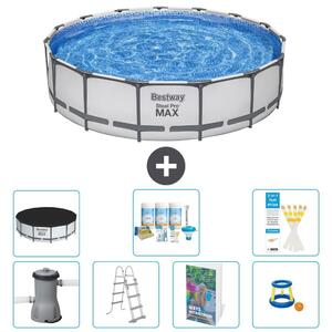 Bestway Steel Pro MAX, piscina in acciaio, forma rotonda - 457x122 cm - 6 pezzi, modello S548