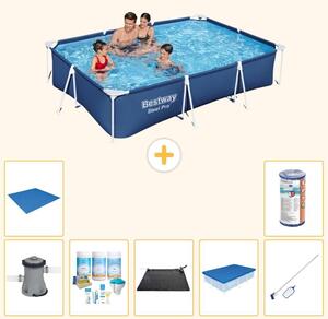 Bestway Steel Pro, piscina rettangolare - 300x201x66 cm - 8 pezzi - Modello S21560