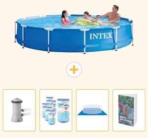 Piscina fuori terra a struttura - 366x76 cm - 5 pezzi - Modello SCB103