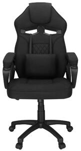 Sedia da gaming - Sedia ergonomica per ufficio - Sedia da gioco - Regolabile - Sedia da gaming - Nera