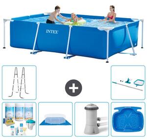 Piscina fuori terra rettangolare - 300x200x75 cm - 7 pezzi - Modello S20841