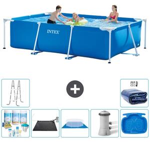 Piscina fuori terra rettangolare - 300x200x75 cm - 8 pezzi - Modello S20058