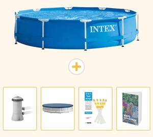 Piscina fuori terra a struttura - 366x76 cm - 5 pezzi - SCB129