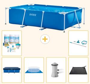 Piscina fuori terra rettangolare - 300x200x75 cm - 7 pezzi - Modello SCB97